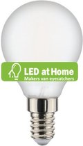 LEDatHOME - LED Sphere Milky 6W E14 2700K lamp