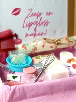 Knutselpakket - Kinderfeestje- Zeep & Lipgloss maken voor 1 kind