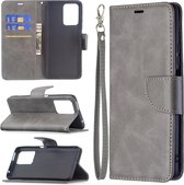 Xiaomi 11T - Xiaomi 11T Pro Hoesje - MobyDefend Wallet Book Case Met Koord - Grijs - GSM Hoesje - Telefoonhoesje Geschikt Voor Xiaomi 11T - Xiaomi 11T Pro