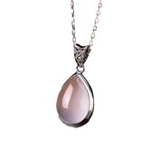 Damesketting – Vrouwenketting – Zilver – Edelsteen - Moederdag - Cadeau voor haar