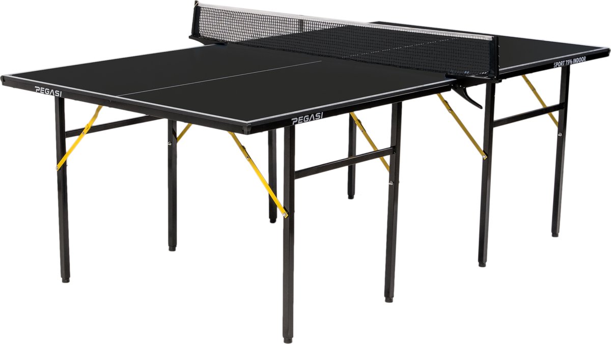 Pegasi - Tafeltennistafel 75% Midi Black Indoor