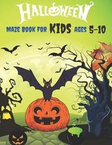 Halloween Maze Book for Kids Ages 5-10