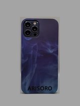 Arisoro iPhone 12 Pro hoesjes - Backcover - Blue Smoke