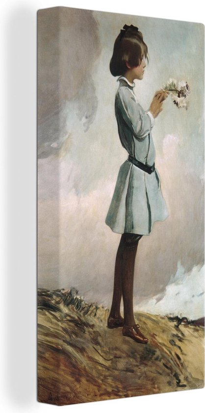 Geraldine Russell - Peinture de John White Alexander Toile 40x80 cm - Tirage photo sur toile (Décoration murale salon / chambre)