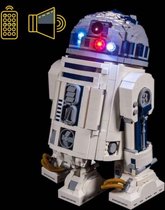 Light My Bricks - Verlichtings Set geschikt voor LEGO Star Wars R2-D2 75308 en Geluid Set