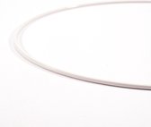 Vaessen Creative Metalen ringen set - Wit - 25cmx3mm