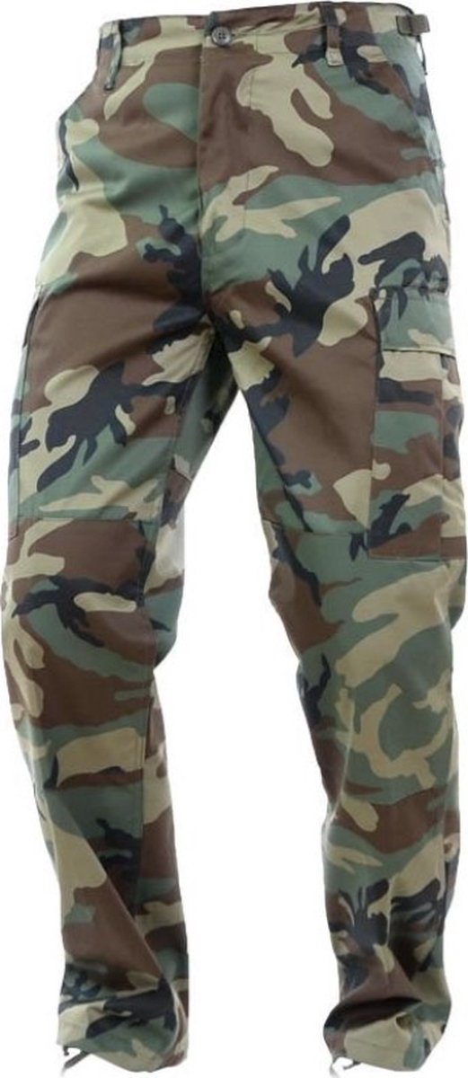 Mil-Tec BDU Verstevigde Camouflagebroek Woodland Print