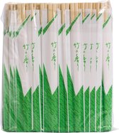 Ken Chiku - Bamboe Eetstokjes Genroku 20cm Per stuk verpakt (100 stuks)