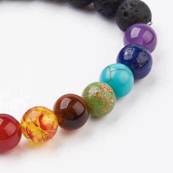 LICHUANUK Boho 4 Stück Armbänder Holzperlen Quaste Armband, Chakra