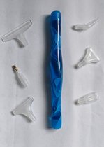 Diamond Painting Pen - blauw - 5 opzetstukjes -  Ergonomische Diamond Painting pen - Diamond Painting accesoires