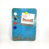 Moogoo Creative Africa - Magneetbord - Blauw - Gemaakt van gerecyclede olievaten