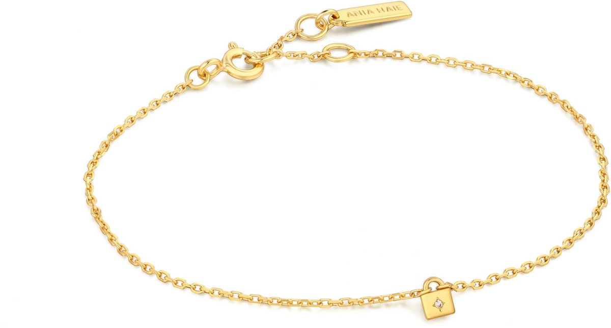 Ania Haie Under Lock & Key AH B032-02G Dames Armband 18,5cm
