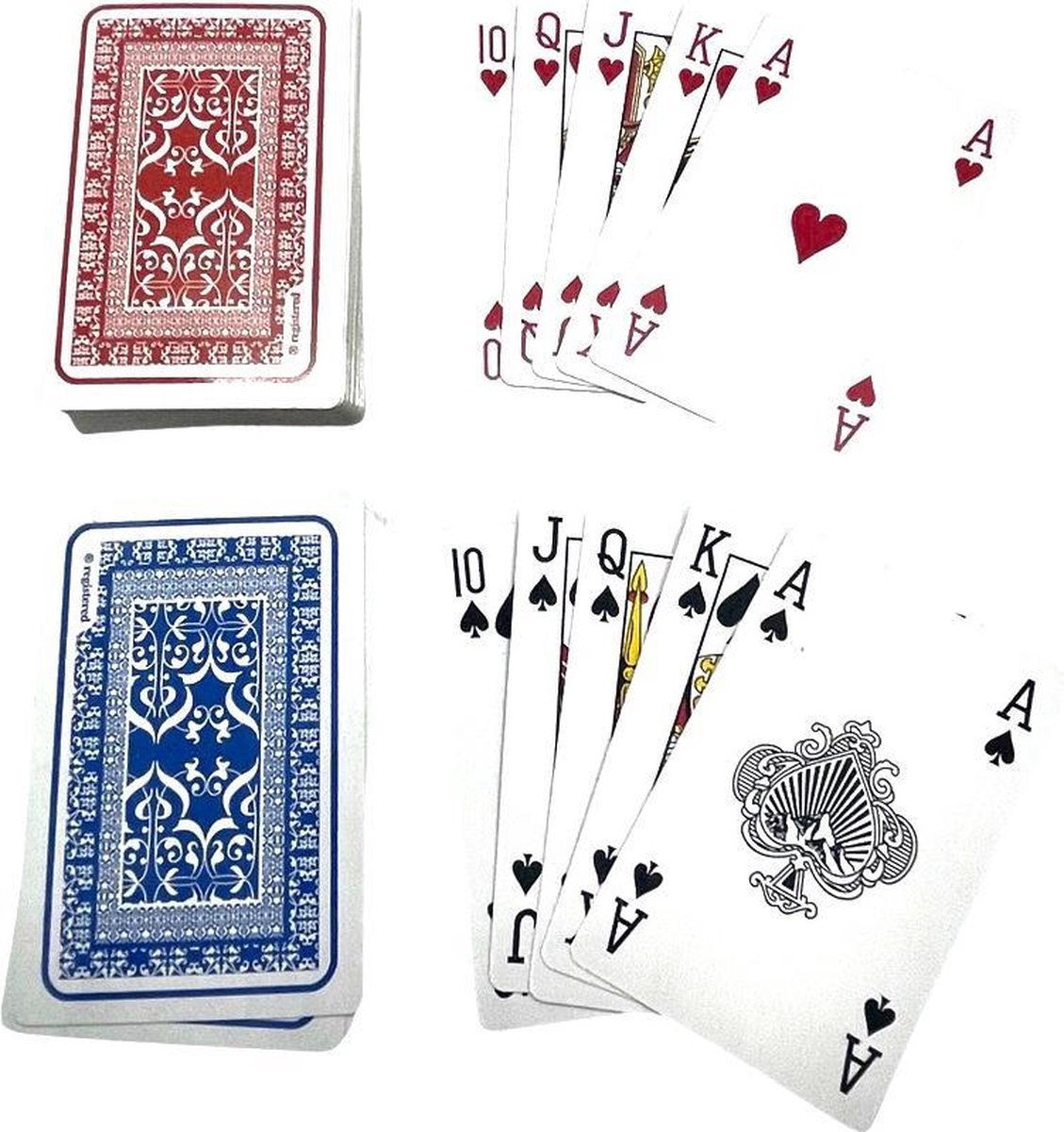 Speelkaarten - 2 Stuk(s) - 56 Kaarten - Volwassen - Pokerkaarten - Kaarten - Kaartspel -