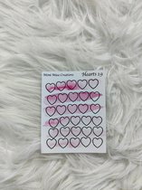 Mimi Mira Creations Functional Planner Stickers Hearts 19
