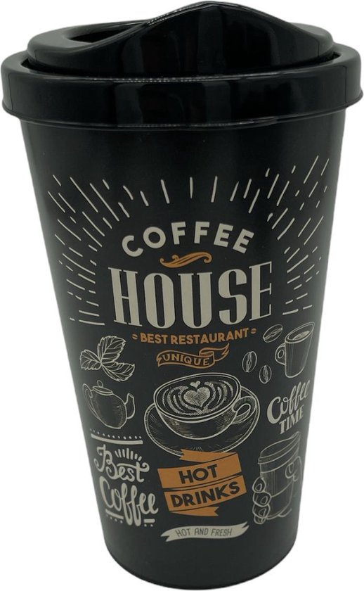 K Pleasure - Tasse à Café en plastique dur - Tasse à Café Perfect pour la  voiture ou... | bol.com
