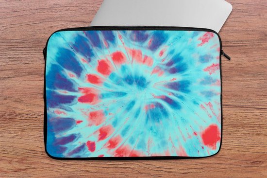 Housse ordinateur 13 pouces - Été - Tie dye - Spirale - Housse ordinateur
