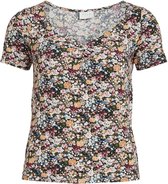 Vila T-shirt Visassi Nostaliga S/s T-shir/su 14066054 Darkest Spruce Dames Maat - XL