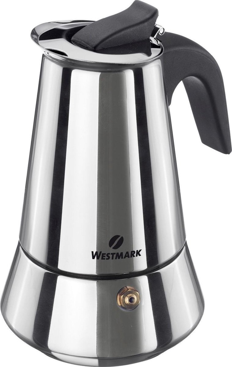 Westmark Brasilia Plus - Espressomaker - Zwart - Roestvrijst