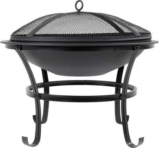 BBQ-Toro Gietijzeren vuurschaal, 75 cm, vuurkorf met vonkbescherming