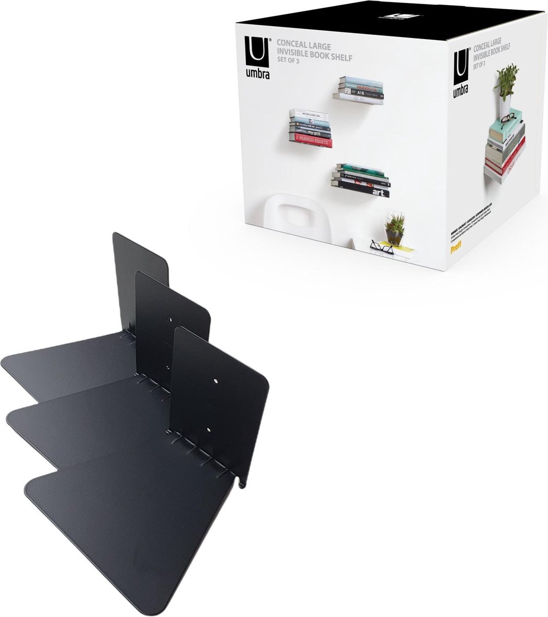 Hang de boeken aan de muur | Zwevende boekenplanken, Onzchtbare