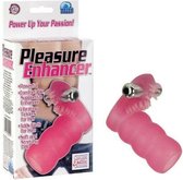 Vibrating Pleasure Enhancer Penis Sleeve Comfortable Support Adds Girth Stretchy