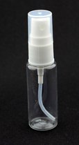 Transparant Spray flesje met verstuiver - 20 ml - lege sprayflacon - spray bottle - reisflesje - Aroma diffuser - Hervulbaar