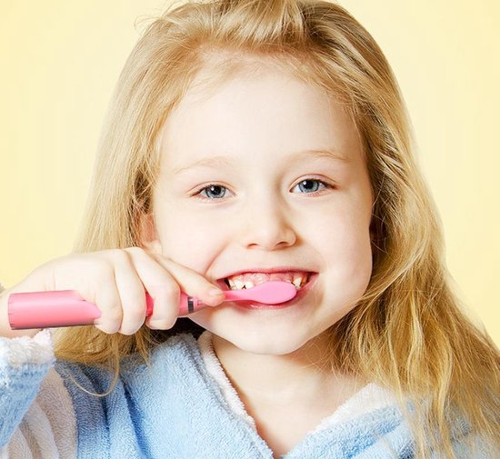 CoolHome Sonic Konijntje - Elektrische Tandenborstel geschikt voor Peuters en Kinderen - Kindertandenborstel - Roze - CoolHome