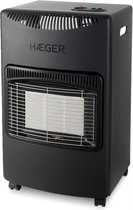 Gasverwarming Haeger Premium Warm Zwart 4200 W