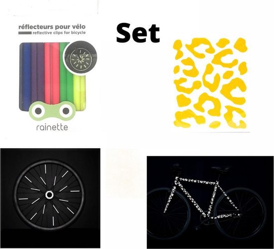 Stickers Réfléchissants pour Vélo la Nuit