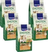 Vitakraft Emotion Beauty Selection Junior Rabbit - Nourriture pour lapin - 5 x 600 g