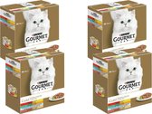 Gourmet Gold Multipack 8x85 g - Kattenvoer - 4 x Luxe Mix