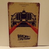 Depot 42 - Back to the Future 2/ 20x30 cm/ Back to the Future/ metalen plaat