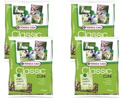 Versele-Laga Classic Cuni Konijnenvoer - Konijnenvoer - 4 x 4 kg Standaard
