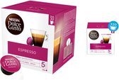 Bol.com Nescafé Dolce Gusto Espresso extra crema 30 cups x 3 = 90 cups aanbieding