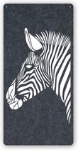 DECOBEL | DECO-VILT | Zebra | Wandpaneel - Wanddecoratie - Muurdecoratie - Woonkamer - Petfles - Duurzaam | Donker Grijs 23