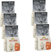 Almo Nature Cat Holistic Adult - Nourriture pour chats - 6 x Dinde 400 g