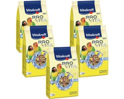 Vitakraft Pro Vita Agapornis - Vogelvoer - 5 x 750 g