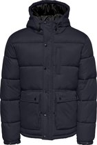 ONLY & SONS ONSWILLIAM PUFFA HOOD JACKET OTW Heren Jas  - Maat M