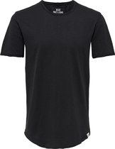 Only & Sons T-shirt Met Print in het Zwart voor heren Bespaar 25% Heren Kleding voor voor T-shirts voor T-shirts met korte mouw 