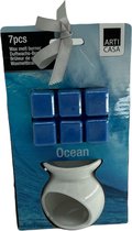 K Pleasure - Geurkaarsen - Wax Melts - Kaarsen met Blokjes geur - Geurblokjes voor kaarsen – Geurverstuiver -  Ocean