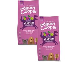 Edgard & Cooper Delicious Venison Adult Hert&Eend&Appel - Hondenvoer - 2 x 12 kg Graanvrij