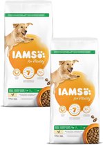 Iams Dog Adult Large - Hondenvoer - 2 x Kip 12 kg 1 - 7 Jaar