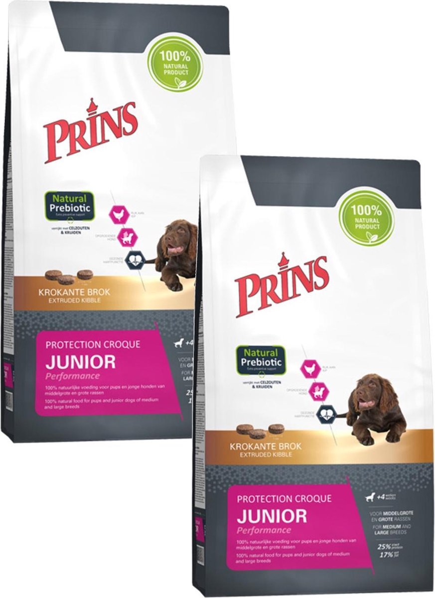 Prins Prins Protection Croque Junior Performance - Hondenvoer - 2 x 10 kg