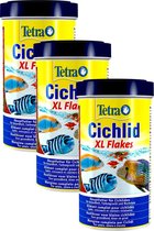 Tetra Cichlid Xl Flakes - Vissenvoer - 3 x 500 ml
