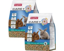 Beaphar Care+ Konijn Junior - 2 St à 1,5 kg - Konijnenvoer