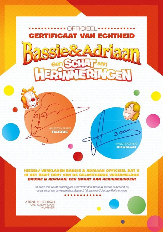 Bassie & Adriaan Een Schat Vol Herinneringen (DVD) - WW Entertainment