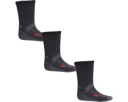 Stapp Unisex Coolmax Cordura Antraciet - Sokken - 3 x 43-46