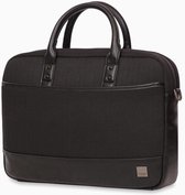 Knomo Holborn Princeton 15,6" Laptop Aktetas - Zwart