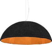 Hanglamp zwart en goud Ø70 cm E27