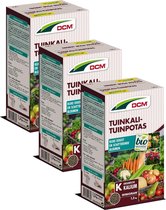Dcm Tuinkali - Tuinpotas - Moestuinmeststoffen - 3 x 1.5 kg (Kr)